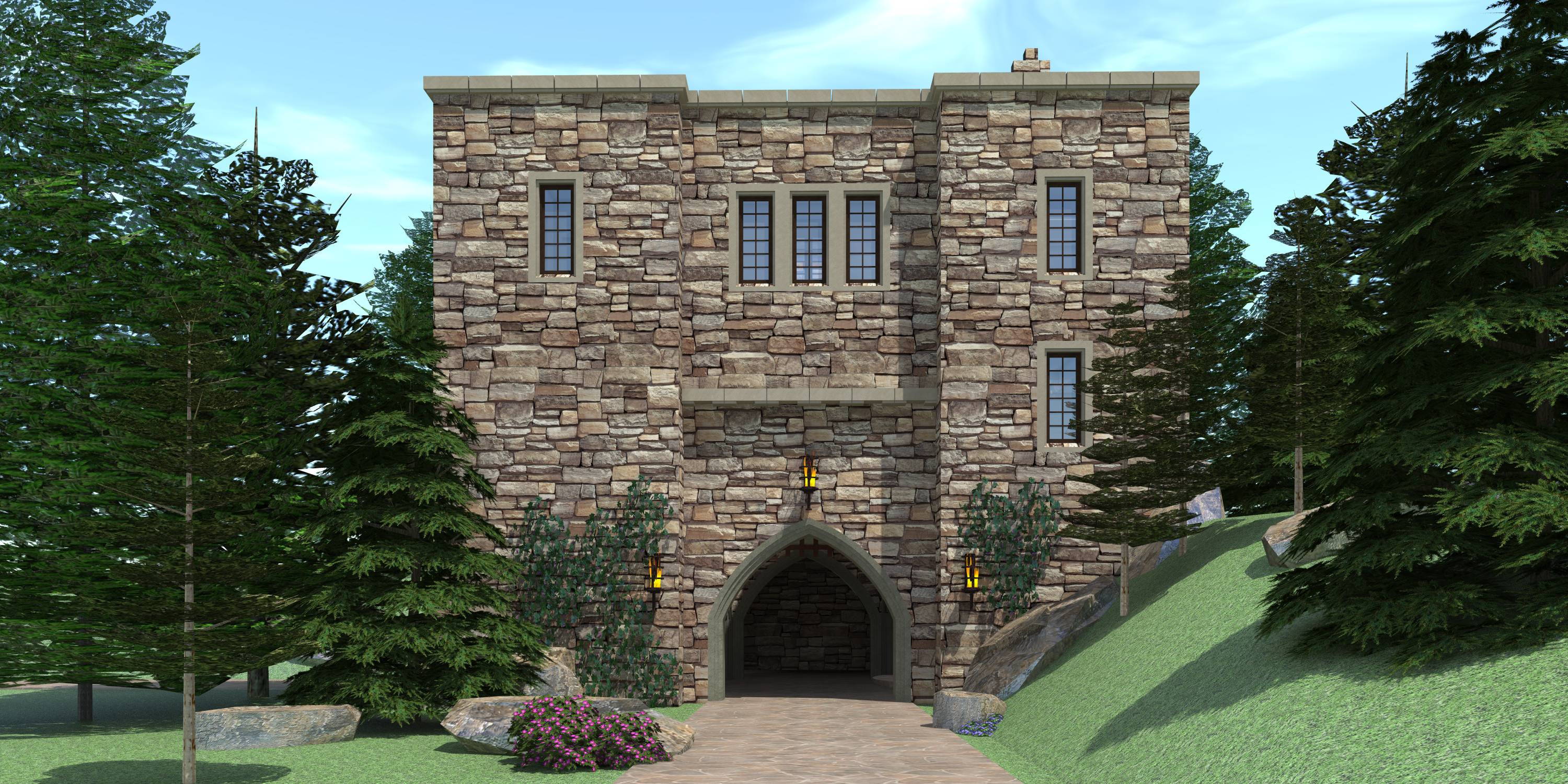 Дом крепость проект