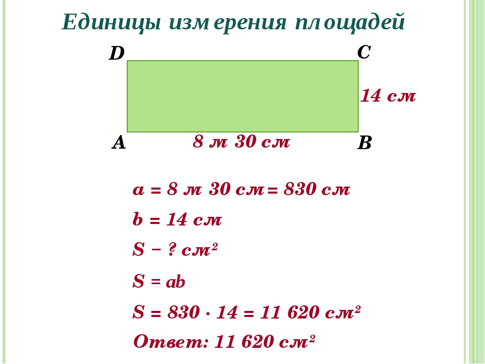 Измерение площади по фото