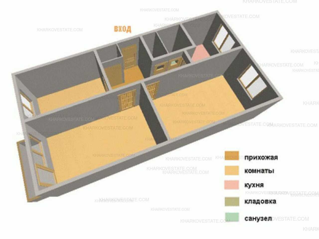 Планировки 3х комнатных квартир в панельных домах 5 этажей