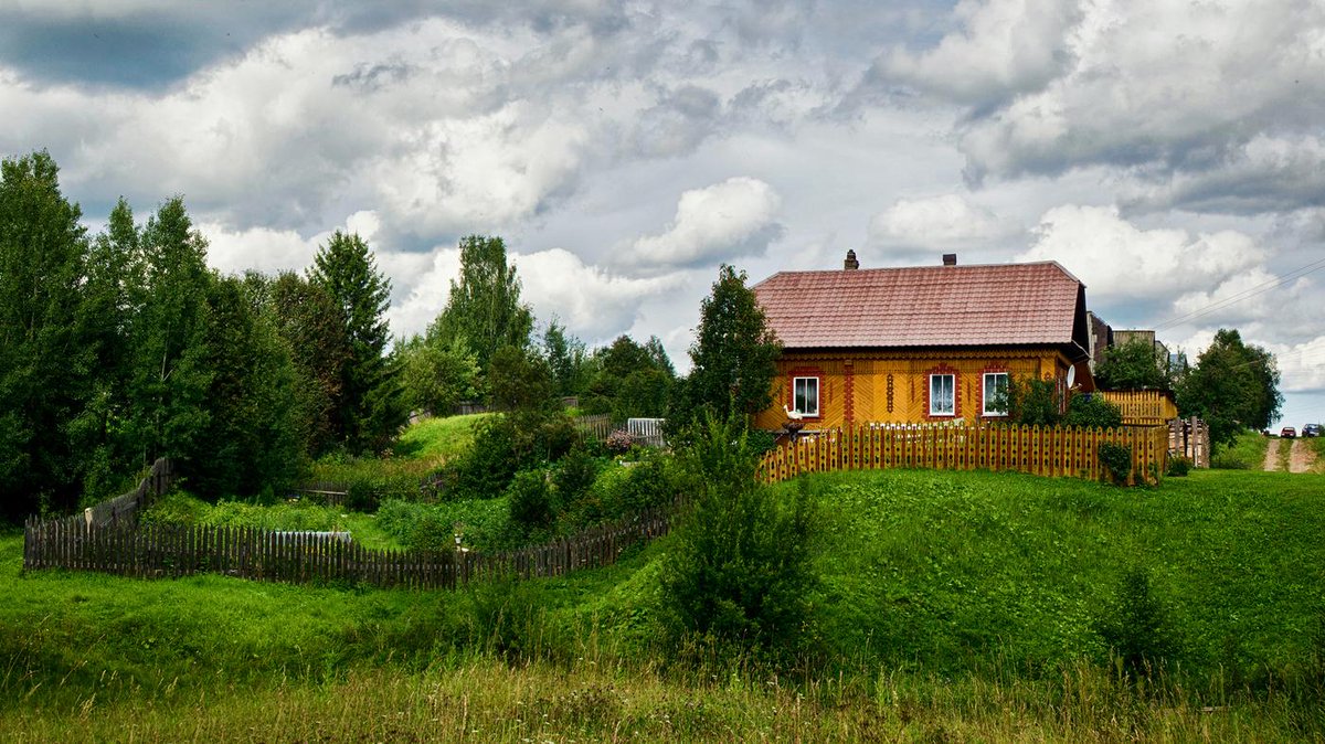 Красивые сельские дома фото