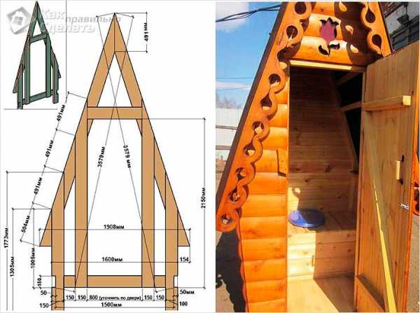Варианты дачных туалетов своими руками картинки планы